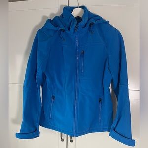 Calvin Klein Blue Soft Shell Jacket - Small